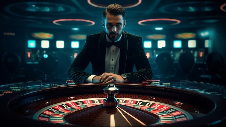 Infinite Blackjack live dealer table with multi-camera view